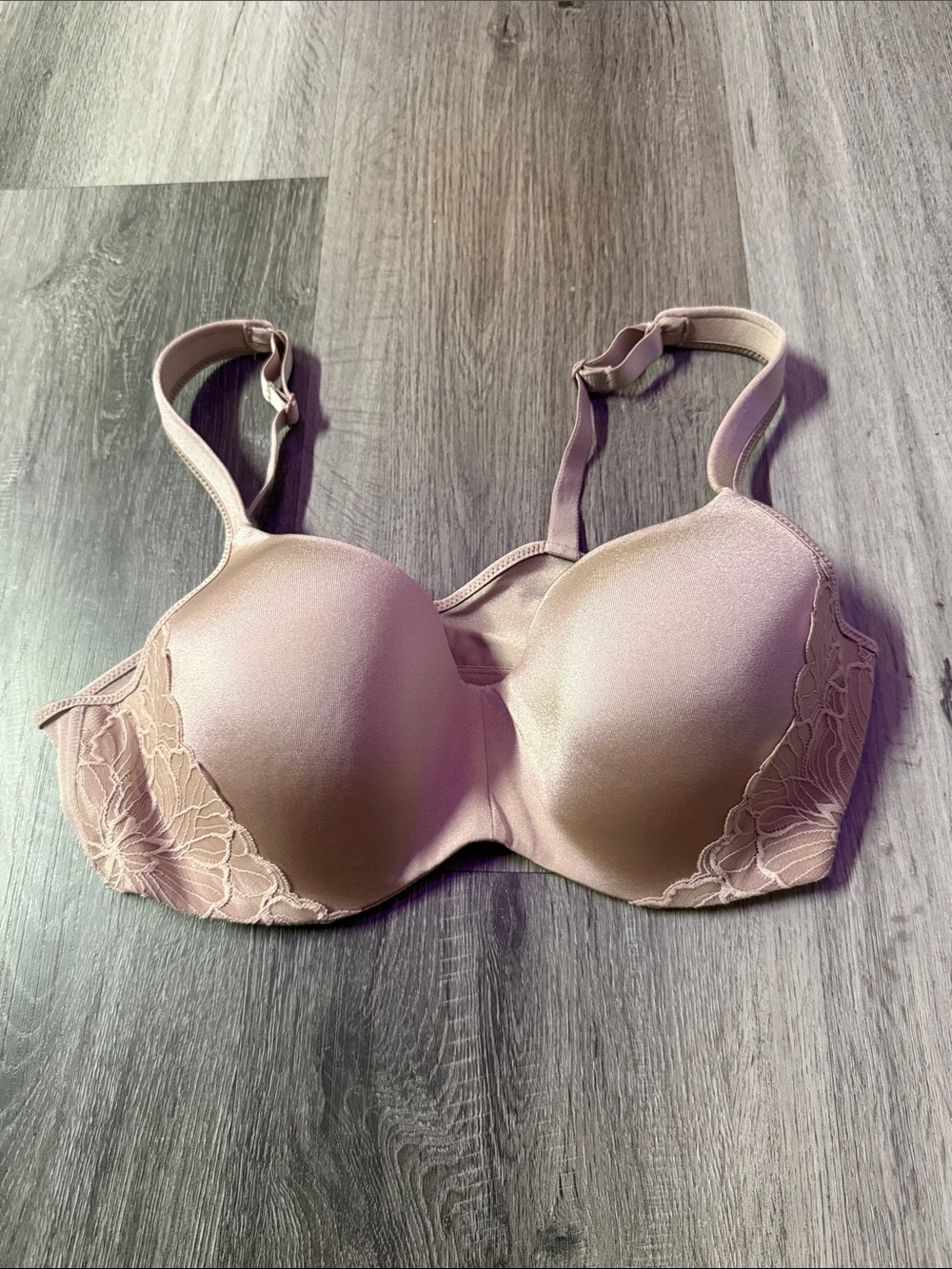 Playtex Blush Lace-Trim T-Shirt Bra